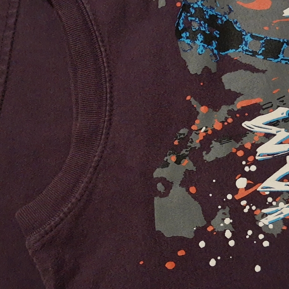 Music Band Rock Graphic Tee Jam Session Graffiti Guitar Little Kids 3T, Purple - Picture 7 of 12